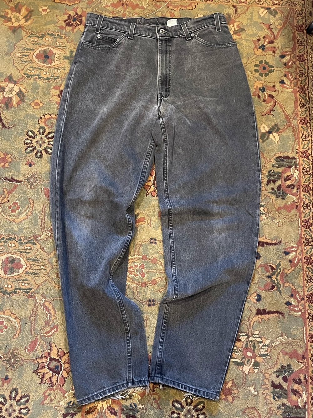 Levi’s Orange Tab vintage 560 loose fit tapered black jeans